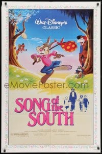3j830 SONG OF THE SOUTH 1sh R1986 Walt Disney, Uncle Remus, Br'er Rabbit & Br'er Bear!