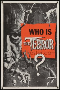 3j889 TERROR style B teaser 1sh 1963 Karloff & sexy girls in web by Reynold Brown, Roger Corman
