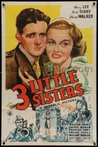 3j902 THREE LITTLE SISTERS 1sh 1944 Mary Lee, Ruth Terry & Cheryl Walker are triple-threat talent!
