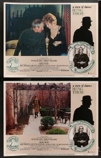 3k798 BEING THERE 2 LCs 1980 great images of Shirley MacLaine and Peter Sellers in the garden!