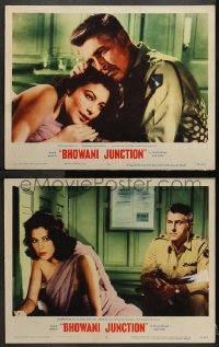 3k800 BHOWANI JUNCTION 2 LCs 1955 sexy Ava Gardner murders Lionel Jeffries, Stewart Granger!
