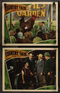 3k818 COUNTRY FAIR 2 LCs 1941 Eddie Foy Jr, Big Boy Williams, political scandal, great images!