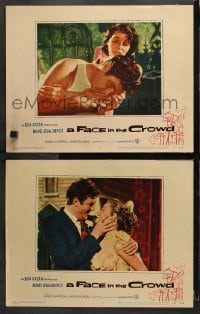 3k830 FACE IN THE CROWD 2 LCs 1957 power-hungry preacher Andy Griffith, Patricia Neal, Elia Kazan!