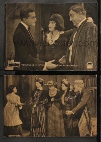 3k857 HOPE CHEST 2 TRIMMED LCs 1918 great images of Dorothy Gish, George Fawcett, lost film!