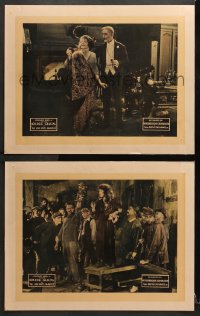 3k877 LONE WOLF'S DAUGHTER 2 LCs 1919 images of Louise Glaum & Wallace Beery in uncredited role!