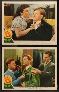 3k880 LOVE LAUGHS AT ANDY HARDY 2 LCs 1947 Mickey Rooney is small but has a way with the girls!