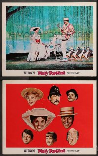 3k886 MARY POPPINS 2 LCs 1964 Disney musical classic, Dick Van Dyke, Julie Andrews