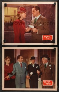 3k925 PASSKEY TO DANGER 2 LCs 1946 Kane Richmond, Stephanie Bachelor, Gregory Gay!