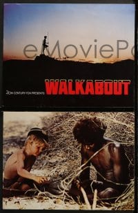 3k020 WALKABOUT 9 color 11x14 stills 1971 Jenny Agutter & Luc Roeg in the Outback!