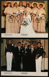 3k481 WEDDING 8 color 11x14 stills 1978 Robert Altman, Mia Farrow, Gerladine Chaplin, Carol Burnett