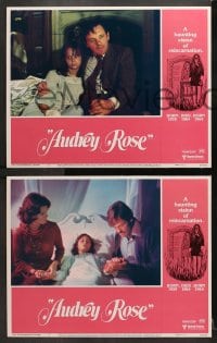 3k042 AUDREY ROSE 8 LCs 1977 Susan Swift, Anthony Hopkins, a haunting vision of reincarnation!