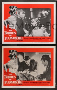 3k567 BRIDES OF FU MANCHU 5 LCs 1966 great close up as the Asian villain with Tsai Chin!