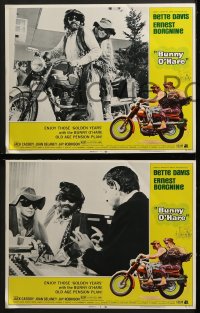 3k081 BUNNY O'HARE 8 LCs 1971 Bette Davis & Ernest Borgnine enjoy their golden years!