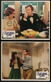 3k087 CALIFORNIA SUITE 8 LCs 1978 Alan Alda, Michael Caine, Jane Fonda, all-star cast!