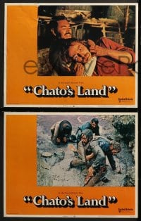 3k097 CHATO'S LAND 8 LCs 1972 Charles Bronson, Jack Palance, James Whitmore, Michael Winner