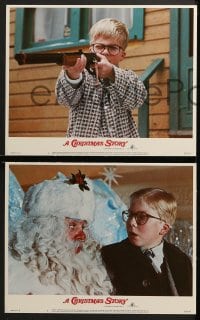 3k531 CHRISTMAS STORY 6 LCs 1983 wonderful images from the best classic Christmas movie ever!