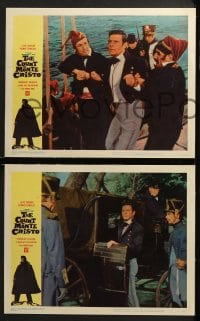 3k111 COUNT OF MONTE CRISTO 8 LCs 1962 Le Comte de Monte Cristo, Louis Jourdan as Edmond Dantes!