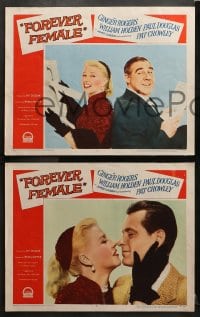 3k173 FOREVER FEMALE 8 LCs 1954 Ginger Rogers, William Holden, Paul Douglas, Pat Crowley!