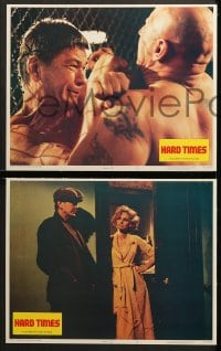 3k572 HARD TIMES 5 LCs 1975 Walter Hill directed, barechested fighter Charles Bronson fighting!