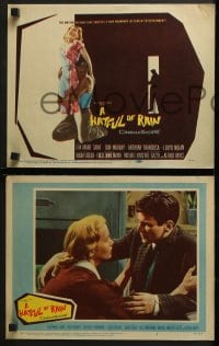 3k194 HATFUL OF RAIN 8 LCs 1957 Fred Zinnemann early drug classic, Eva Marie Saint & Don Murray!