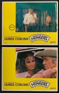 3k206 HONKERS 8 LCs 1972 James Coburn, Lois Nettleton, cool images of wild bronc riding, calf roping