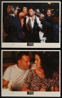 3k215 HUDSON HAWK 8 LCs 1991 great images of Bruce Willis, Danny Aiello, sexiest Andie MacDowell!