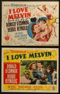 3k221 I LOVE MELVIN 8 LCs 1953 Donald O'Connor & Debbie Reynolds, the screen's terrific team!
