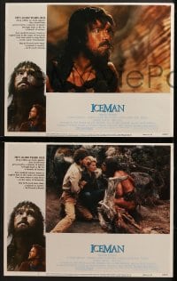 3k223 ICEMAN 8 LCs 1984 Fred Schepisi, John Lone as thawed 40,000 year-old neanderthal caveman!