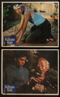 3k249 KARATE KID 8 LCs 1984 Pat Morita, Ralph Macchio, Elisabeth Shue, teen martial arts classic!