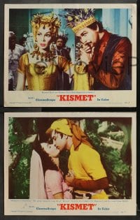 3k637 KISMET 4 LCs 1956 Howard Keel & a harem of beautiful girls, sexy Dolores Gray!