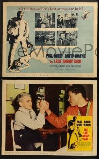 3k262 LAST ANGRY MAN 8 LCs 1959 Paul Muni is a dedicated doctor from the slums exploited by TV!