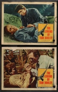 3k544 LEGEND OF TOM DOOLEY 6 LCs 1959 Michael Landon was a rebel, but they couldn't hang his soul!