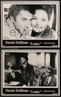 3k713 LENNY 3 LCs 1974 cool images of Dustin Hoffman as comedian Lenny Bruce!