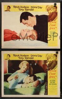 3k641 LOVER COME BACK 4 LCs 1961 Rock Hudson, Doris Day, Tony Randall, Jack Kruschen!