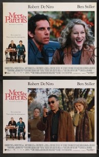 3k292 MEET THE PARENTS 8 LCs 2000 wacky Ben Stiller, Blythe Danner, Robert De Niro, Teri Polo!