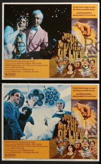 3k519 MONTY PYTHON'S THE MEANING OF LIFE 7 LCs 1983 Chapman, Cleese, Gilliam, Idle, Jones, Palin!