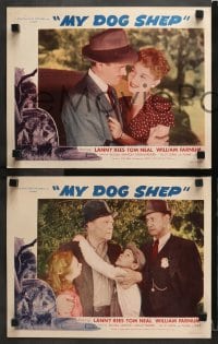 3k730 MY DOG SHEP 3 LCs 1946 boy and his German Shepherd, adventure & romance roam the road!