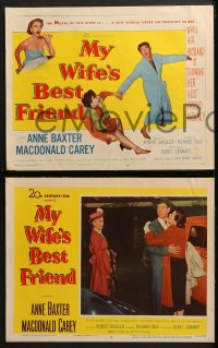 3k307 MY WIFE'S BEST FRIEND 8 LCs 1952 Macdonald Carey, Catherine McLeod & sexy Anne Baxter!