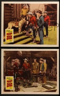 3k552 NORTH OF THE GREAT DIVIDE 6 LCs 1950 Roy Rogers, Penny Edwards, Trigger, cool German shepherd!