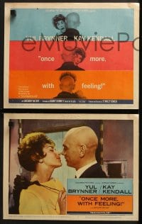 3k322 ONCE MORE WITH FEELING 8 LCs 1960 Yul Brynner & Kay Kendall, directed by Stanley Donen!