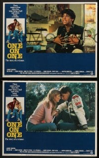 3k323 ONE ON ONE 8 LCs 1977 basketball player Robby Benson & pretty Annette O'Toole!