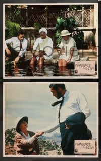 3k330 PASSAGE TO INDIA 8 LCs 1984 David Lean directed, Alec Guinness, Petty Ashcroft!