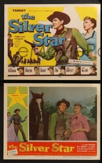 3k394 SILVER STAR 8 LCs 1955 Lon Chaney, Marie Windsor, Edgar Buchanan, trigger-mad renegades!