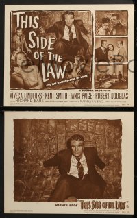 3k447 THIS SIDE OF THE LAW 8 LCs 1950 Viveca Lindfors, Kent Smith, Janis Page!