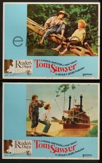 3k454 TOM SAWYER 8 LCs 1973 Johnny Whitaker & young Jodie Foster in Mark Twain's classic story!