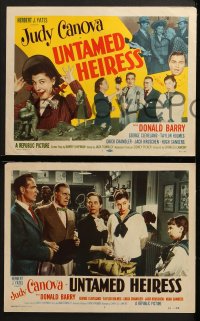 3k463 UNTAMED HEIRESS 8 LCs 1954 wacky hillbilly Judy Canova, Red Barry, George Cleveland!