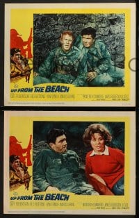 3k465 UP FROM THE BEACH 8 LCs 1965 Cliff Robertson, Red Buttons & Marius Goring!