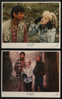 3k471 VIBES 8 LCs 1988 wacky images of sexy Cyndi Lauper, Jeff Goldblum, and Peter Falk!