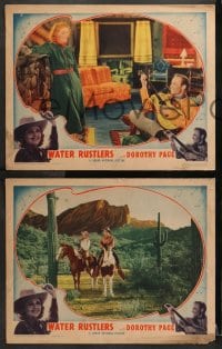 3k781 WATER RUSTLERS 3 LCs 1939 Dorothy Page as The Singing Cow Girl, David O'Brien