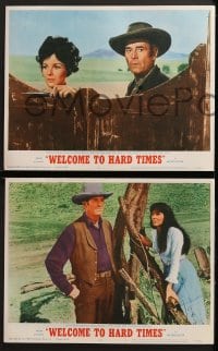 3k482 WELCOME TO HARD TIMES 8 LCs 1967 cowboy Henry Fonda & pretty Janice Rule try to save town!